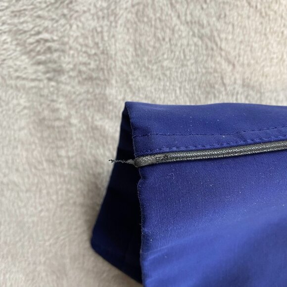 Worthington Women's Trench Coat Small Double-Breasted Royal Blue Small - Picture 8 of 8